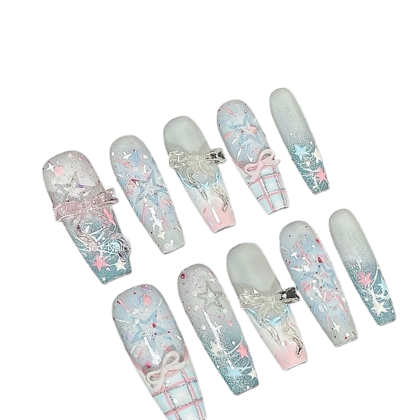 手工款方形穿戴甲