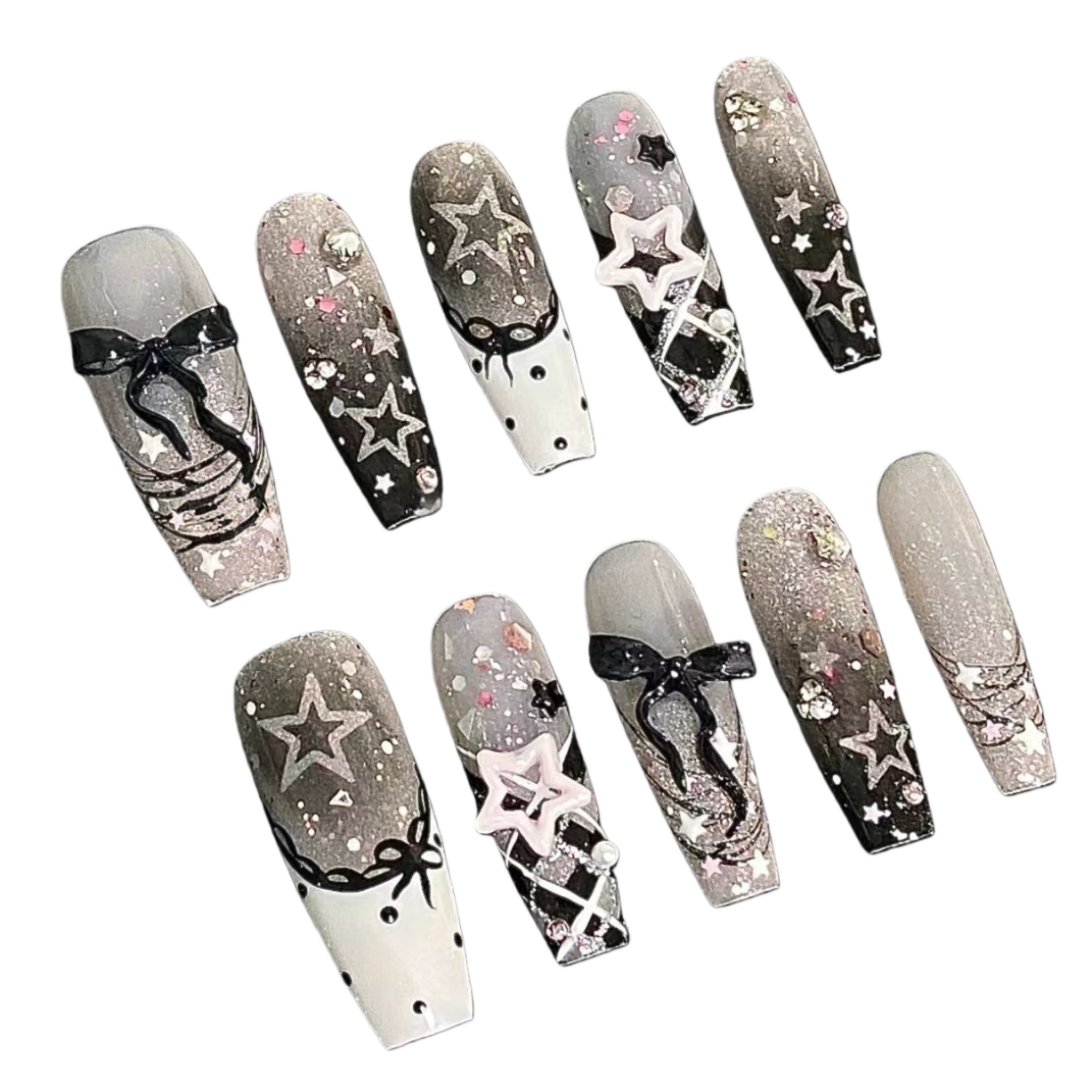 手工款方形穿戴甲